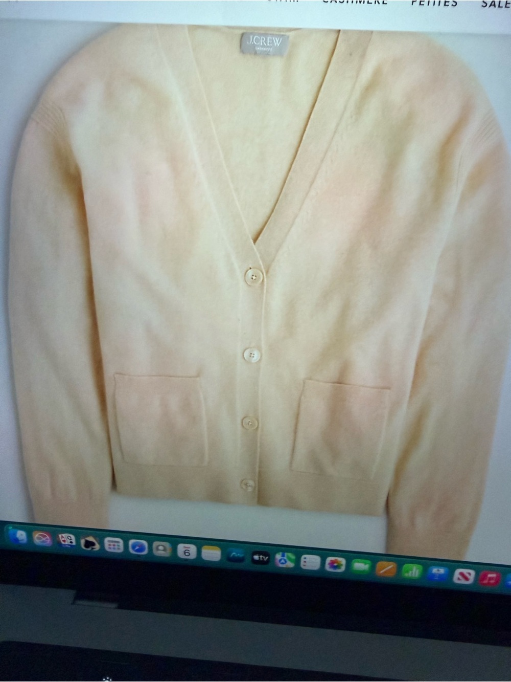 Cashmere Patch Pocket Cardigan